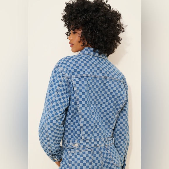 Anthropologie Dot and Lu Dames Denim Jacket in Denim Medium Blue, Size XS - Picture 2 of 11